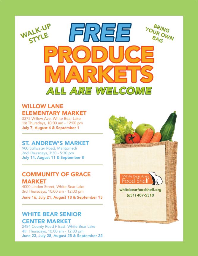 Free Produce Markets and Wellness Education